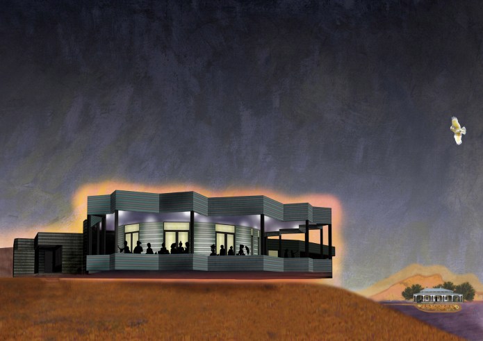 Edmond & Corrigan, Dunkeld Restaurant, Architecture Australia Un